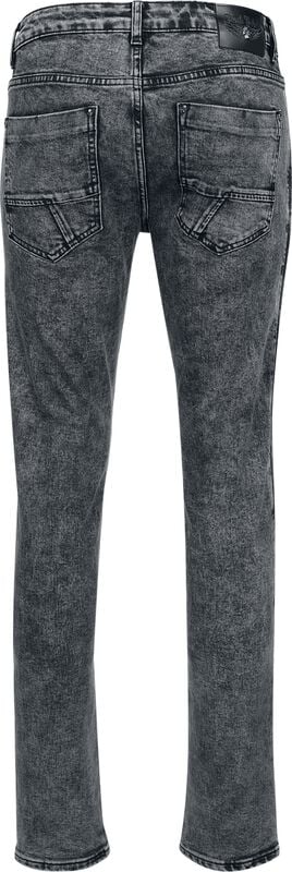 Rock Revival "Skulls & Details" Jeans Black By Rock Rebel By EMP