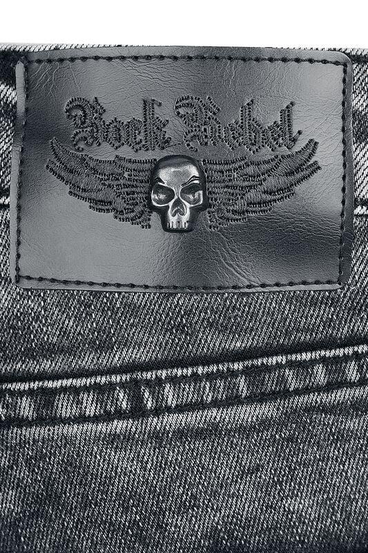 Rock Revival "Skulls & Details" Jeans Black By Rock Rebel By EMP