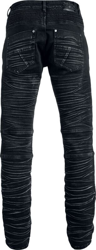 Rock Revival "Skulls & Details" Jeans Grey By Rock Rebel By EMP