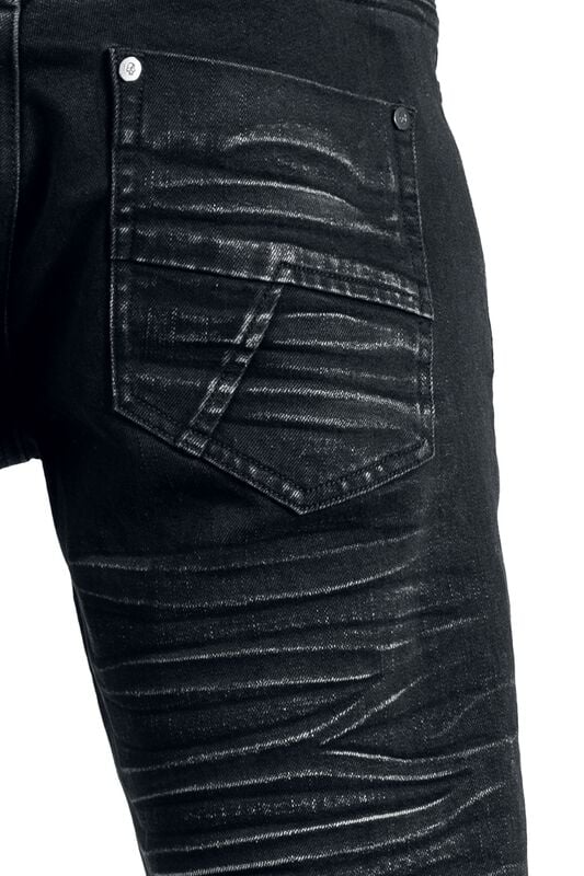 Rock Revival "Skulls & Details" Jeans Grey By Rock Rebel By EMP