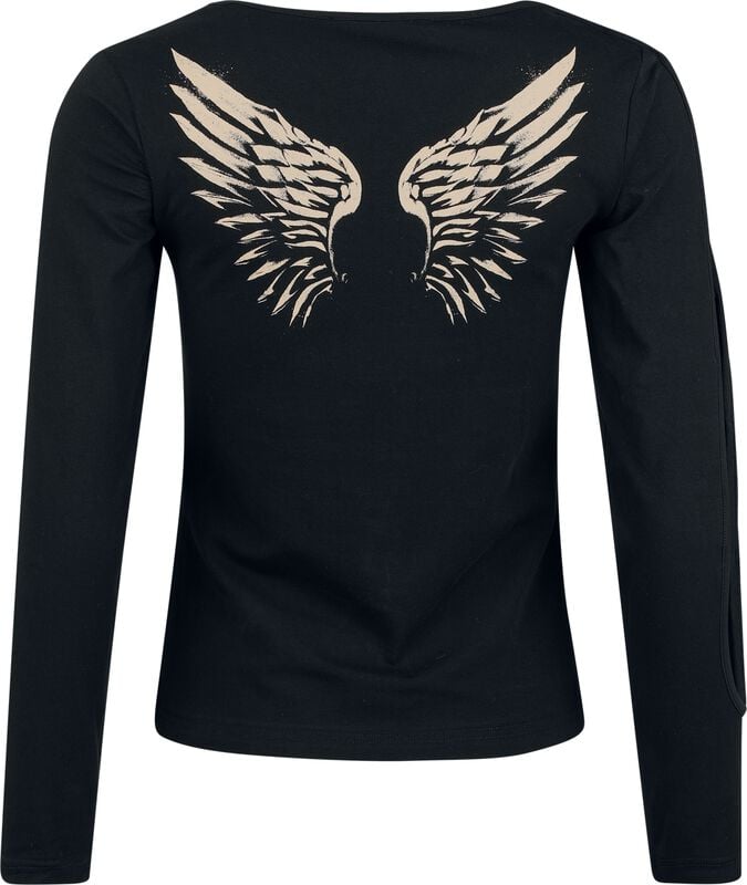 Rock Revival "Skulls & Details" Long-sleeve Shirt Black By Rock Rebel By EMP