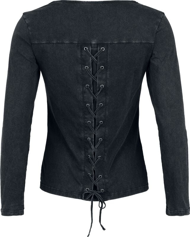 Rock Revival "Skulls & Details" Long-sleeve Shirt Black By Rock Rebel By EMP