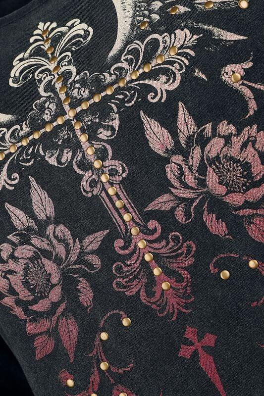 Rock Revival "Skulls & Details" Long-sleeve Shirt Black By Rock Rebel By EMP