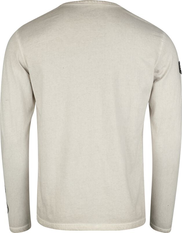 Rock Revival "Skulls & Details" Long-sleeve Shirt Grey By Rock Rebel By EMP