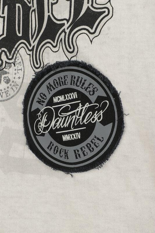 Rock Revival "Skulls & Details" Long-sleeve Shirt Grey By Rock Rebel By EMP