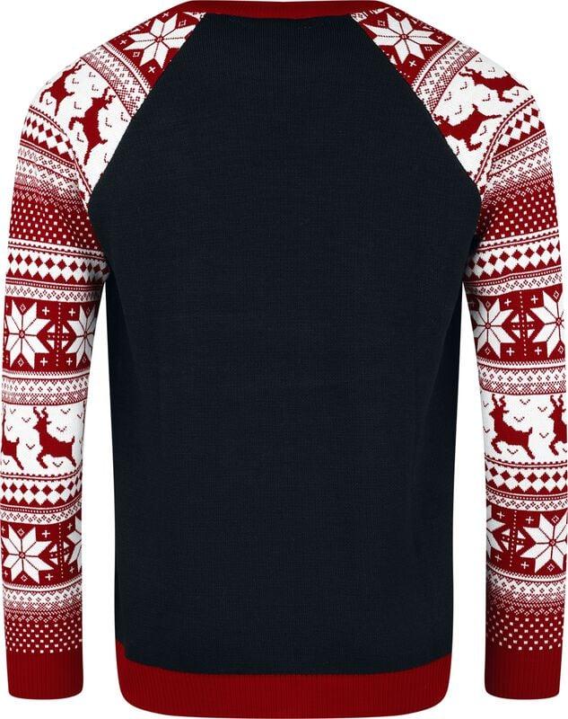 Rock Revival "Sleigher Santa" Christmas Jumper Multicolour By Ugly Christmas Sweater