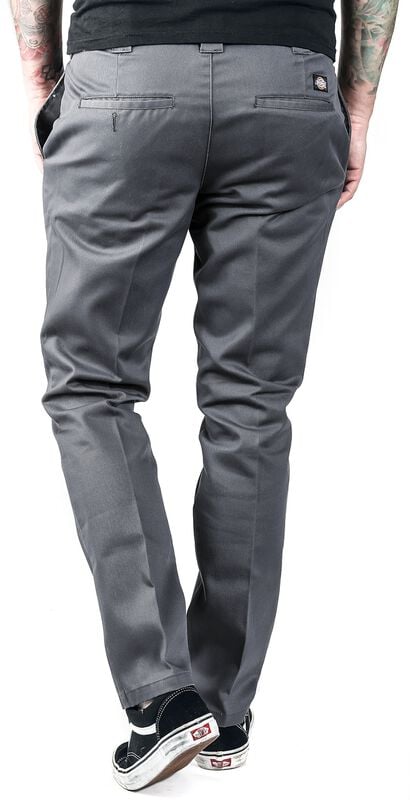 Rock Revival "Slim Fit Work Pant WE872" Chino Charcoal By Dickies