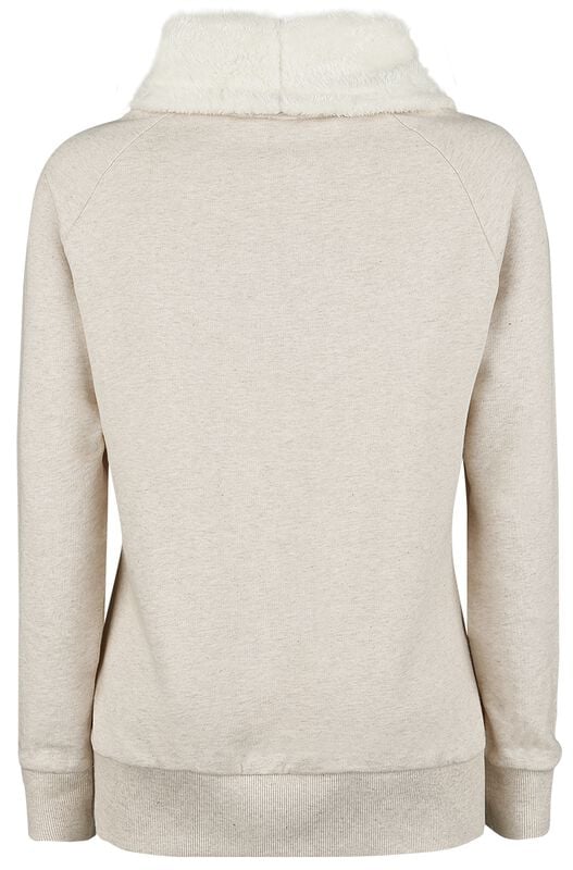Rock Revival "Snoopy Winter" Sweatshirt Mottled Beige By Peanuts