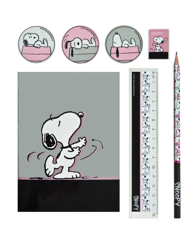 Rock Revival "Snoopy" Writing Set Multicolour By Peanuts