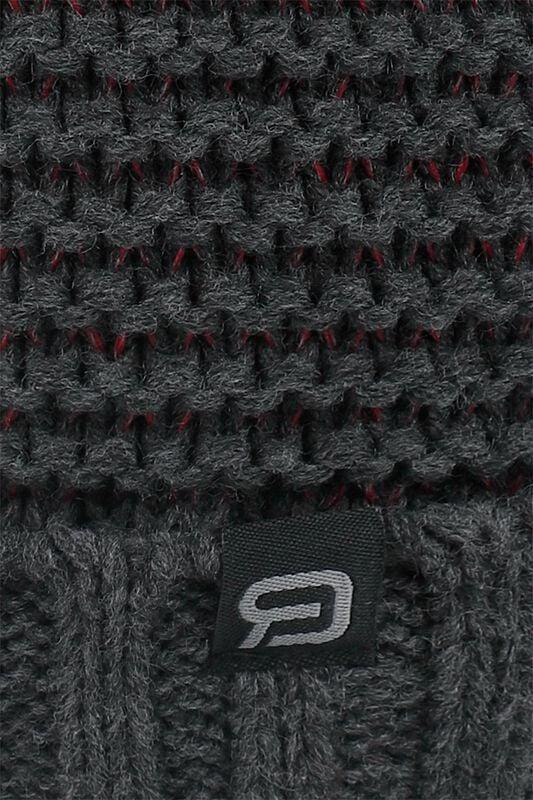 Rock Revival "Snow And Cold" Beanie Grey-red By RED By EMP