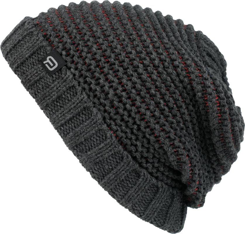 rock revival "Snow and Cold" Beanie grey-red by RED by EMP