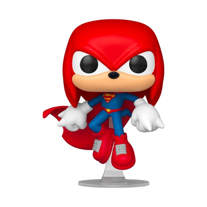 Rock Revival "Sonic X Justice League - Knuckles As Superman Vinyl Figurine 596" Funko Pop By Sonic The Hedgehog