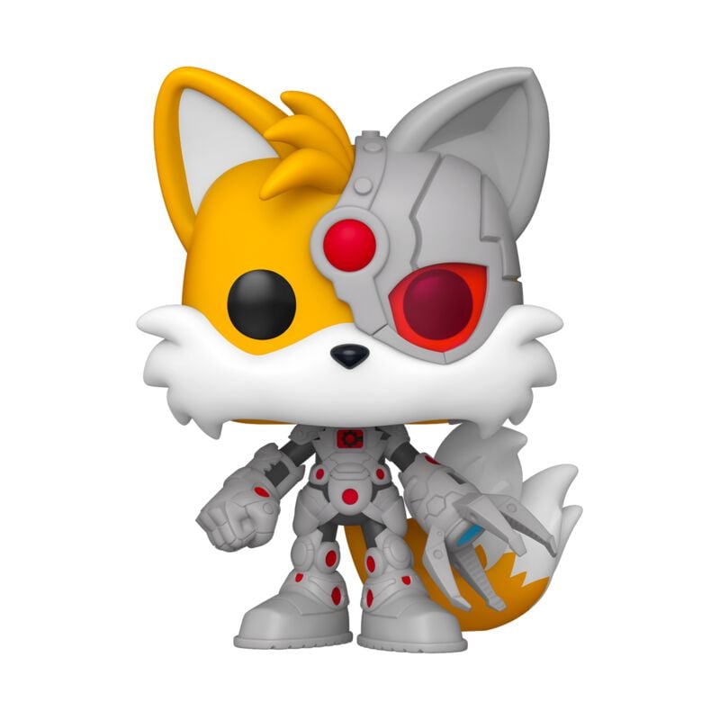 Rock Revival "Sonic X Justice League - Tails As Cyborg Vinyl Figurine 594" Funko Pop By Sonic The Hedgehog