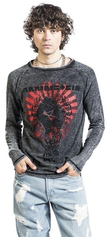 Rock Revival "Sonne" Long-sleeve Shirt Grey By Rammstein