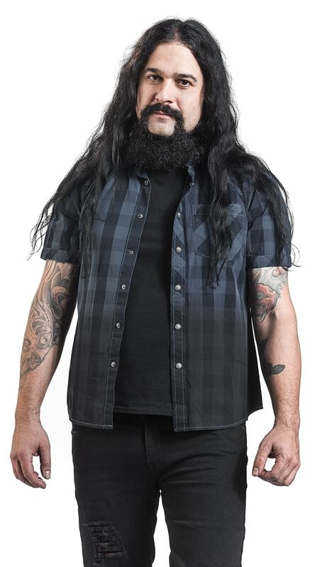 rock revival "Space Cowboy" Short-sleeved Shirt black by Black Premium by EMP