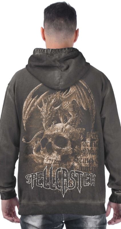 Rock Revival "Spellcaster Men's Hoodie" Hoodie Anthracite By Alchemy England