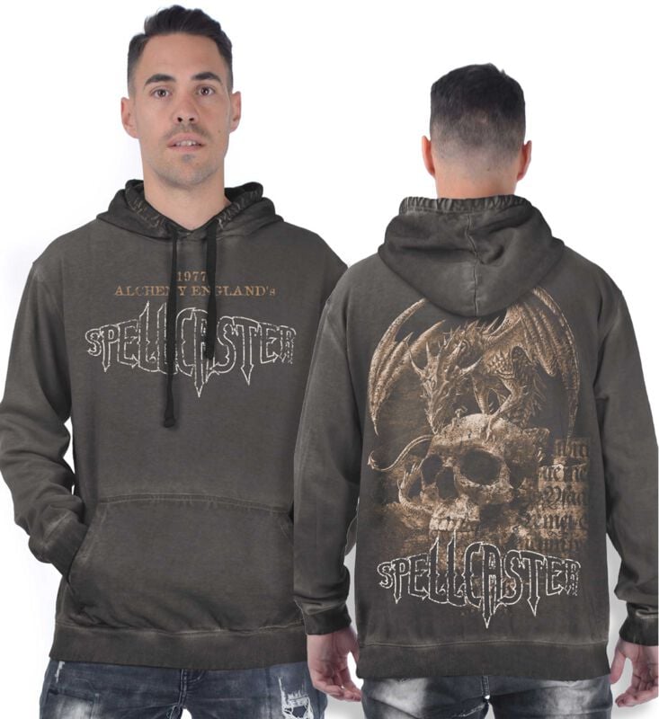rock revival "Spellcaster Men's Hoodie" Hoodie anthracite by Alchemy England