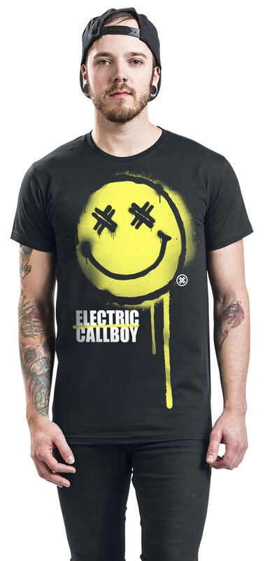 Rock Revival "Spray Smile" T-Shirt Black By Electric Callboy