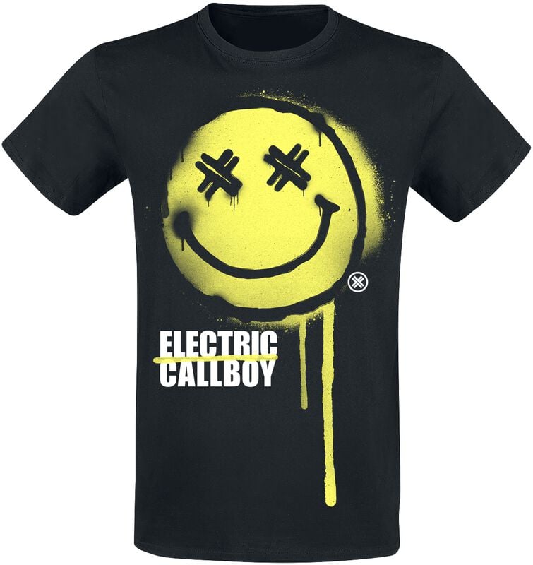 rock revival "Spray Smile" T-Shirt black by Electric Callboy