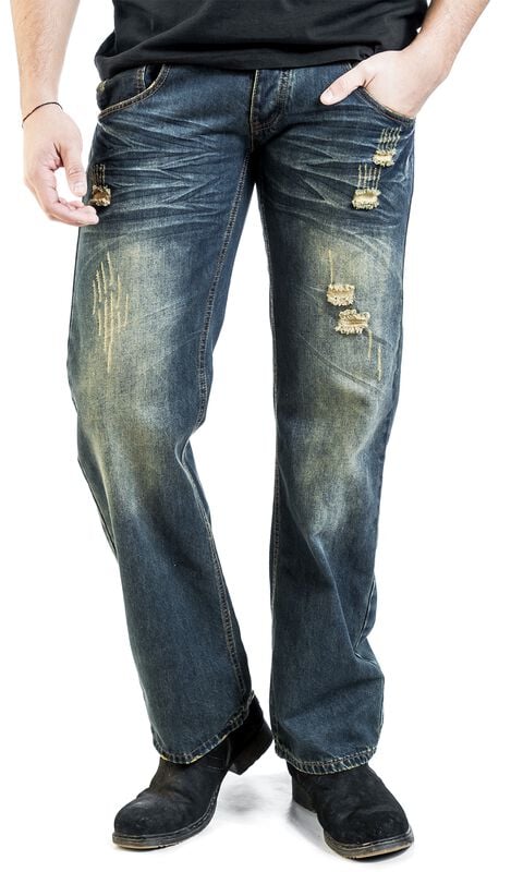 Rock Revival "Stan" Jeans Dark Blue By Black Premium By EMP
