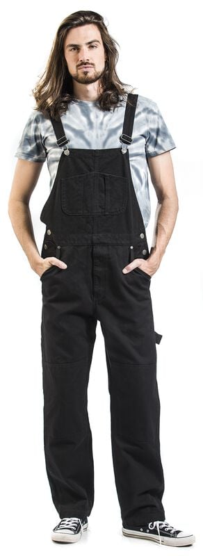 Rock Revival "Stan Workwear Dungarees" Dungarees Black By Chet Rock