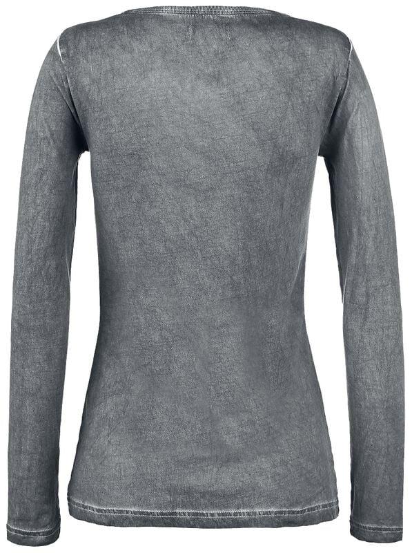 Rock Revival "Stay Awake" Long-sleeve Shirt Grey By Rock Rebel By EMP