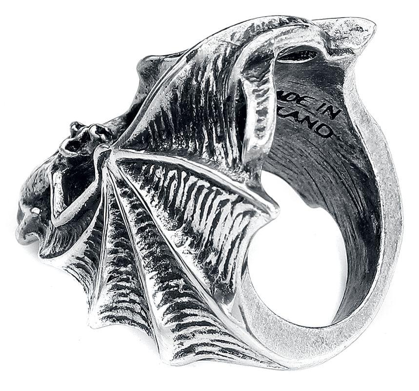 Rock Revival "Stealth" Ring Silver-coloured By Alchemy Gothic