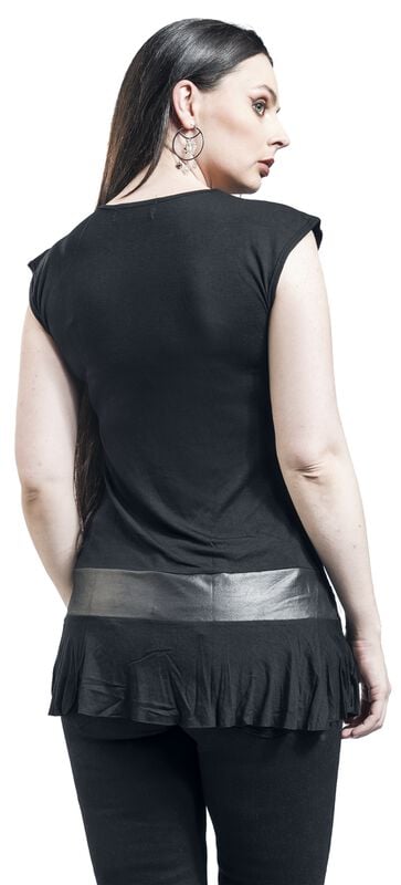 Rock Revival "Steam Punk Ripped" Mini Dress Black By Spiral