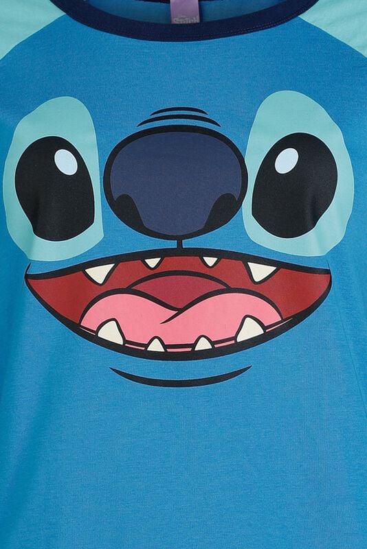 Rock Revival "Stitch - Face" T-Shirt Blue By Lilo & Stitch