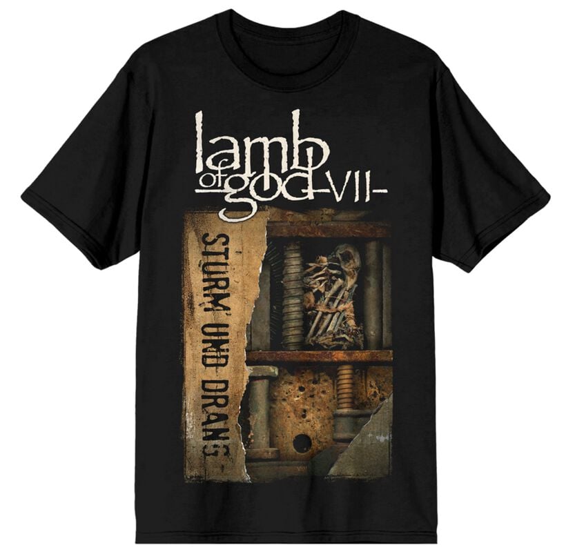 rock revival "Sturm Und Drang Cover" T-Shirt black by Lamb Of God