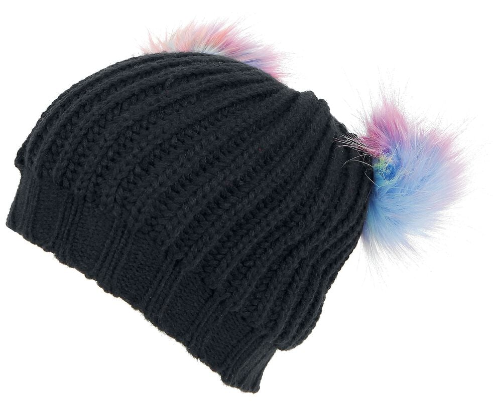 rock revival "Sukie Hat" Beanie black-multicolour by Banned Alternative