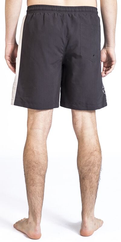 Rock Revival "Swim Shorts With Skeleton Print" Swim Shorts Dark Grey By Rock Rebel By EMP
