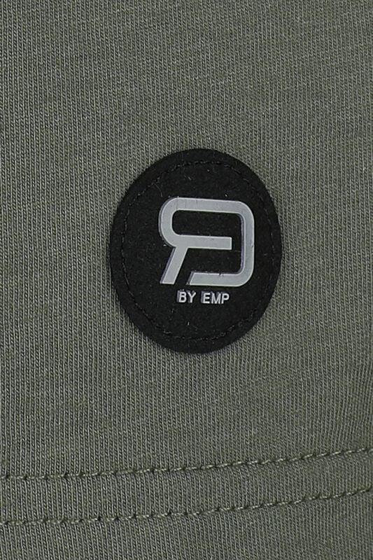 Rock Revival "T-Shirt With Decorative Folds" T-Shirt Olive By RED By EMP