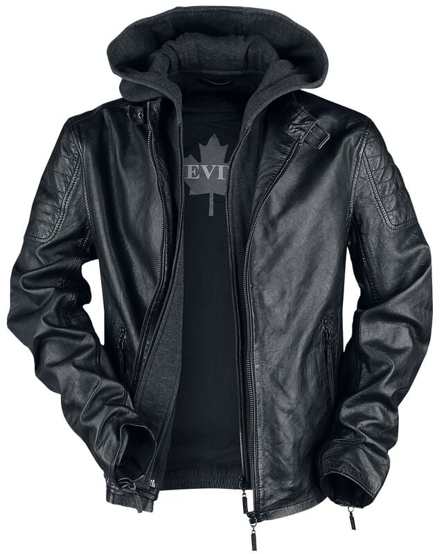 Rock Revival "Taro LEGV" Leather Jacket Black By Chevirex