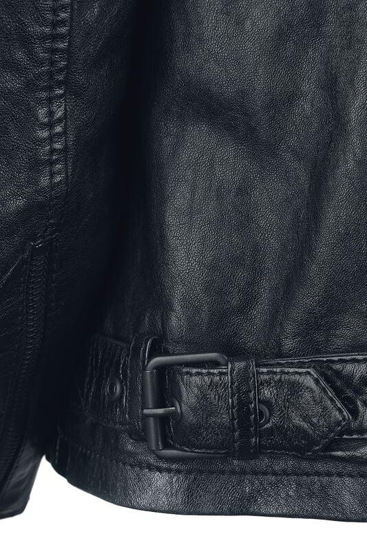 Rock Revival "Taro LEGV" Leather Jacket Black By Chevirex