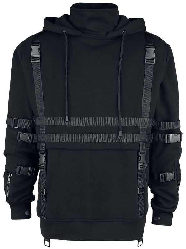 rock revival "Teo Hood" Hoodie black by Chemical Black