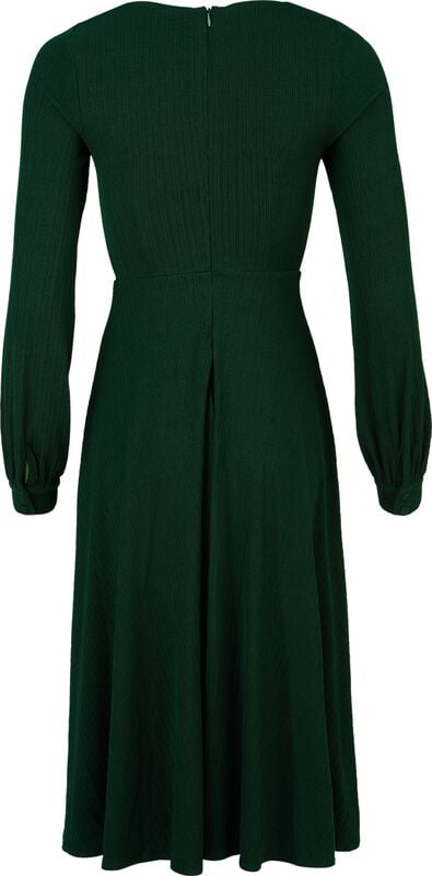 Rock Revival "Textured Knit Flare Dress" Midi Dress Green By Voodoo Vixen