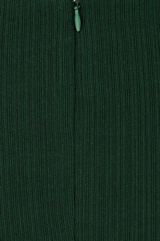 Rock Revival "Textured Knit Flare Dress" Midi Dress Green By Voodoo Vixen