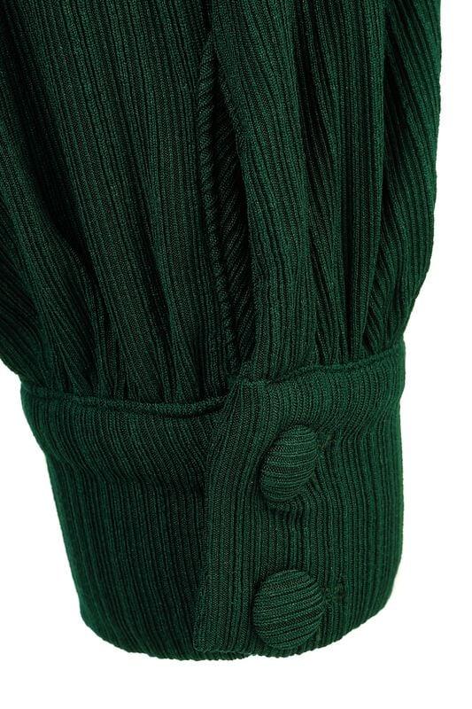 Rock Revival "Textured Knit Flare Dress" Midi Dress Green By Voodoo Vixen
