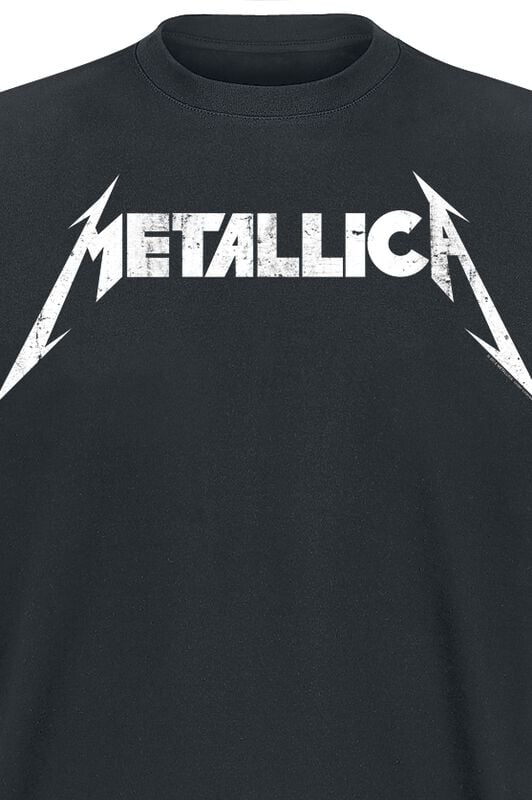 Rock Revival "Textured Logo" T-Shirt Black By Metallica