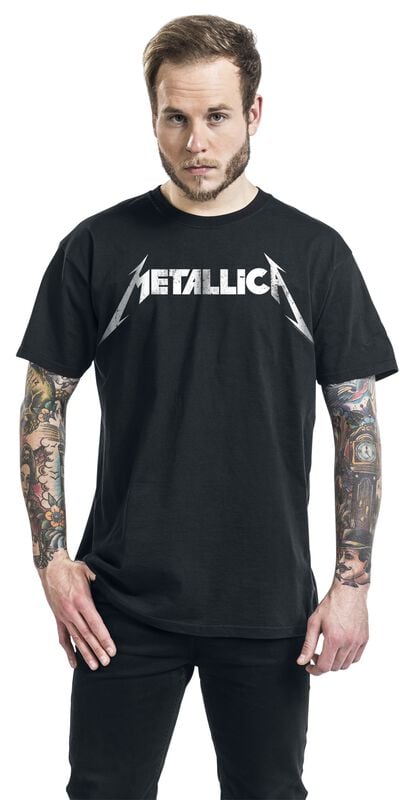 Rock Revival "Textured Logo" T-Shirt Black By Metallica