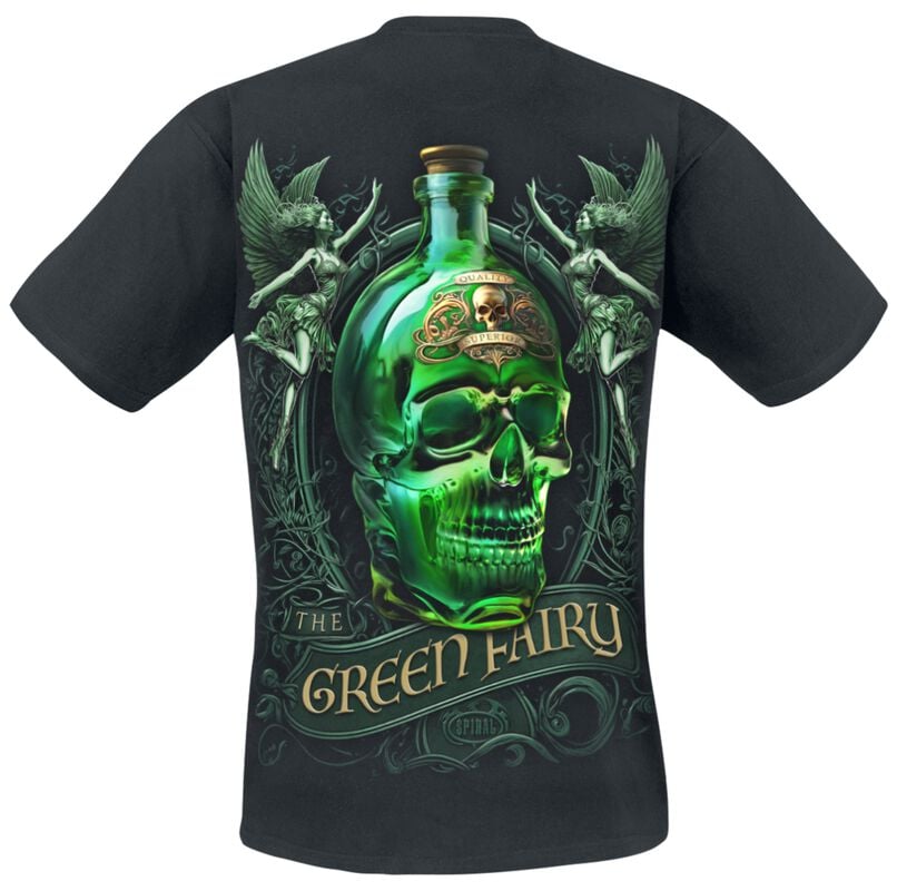 Rock Revival "The Green Fairy" T-Shirt Black By Spiral