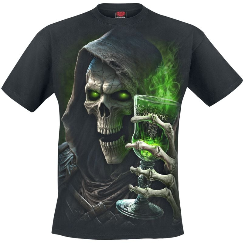 Rock Revival "The Green Fairy" T-Shirt Black By Spiral