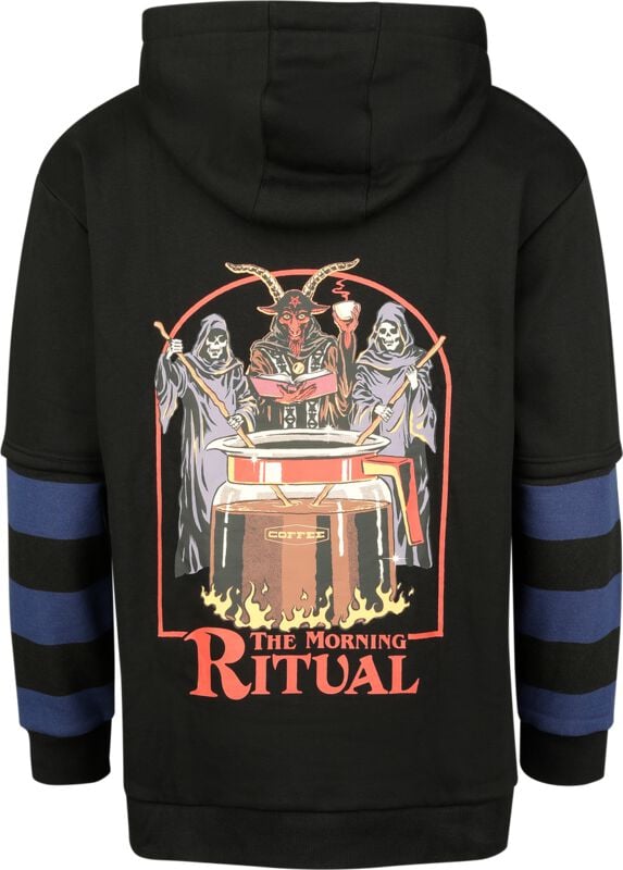 Rock Revival "The Morning Ritual - Oversized" Hoodie Blue-black By Steven Rhodes