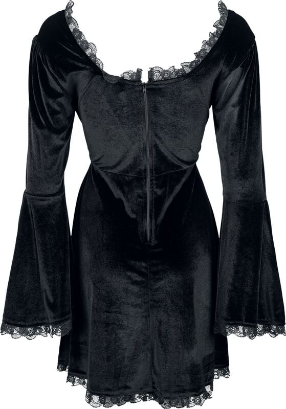 Rock Revival "The Witching Hour" Mini Dress Black By Gothicana By EMP