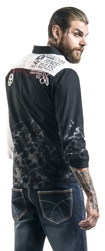 Rock Revival "There Is No Business Like Rock Business" Longsleeve Black-white By Rock Rebel By EMP