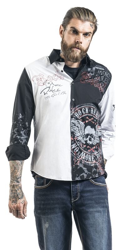 rock revival "There Is No Business Like Rock Business" Longsleeve black-white by Rock Rebel by EMP