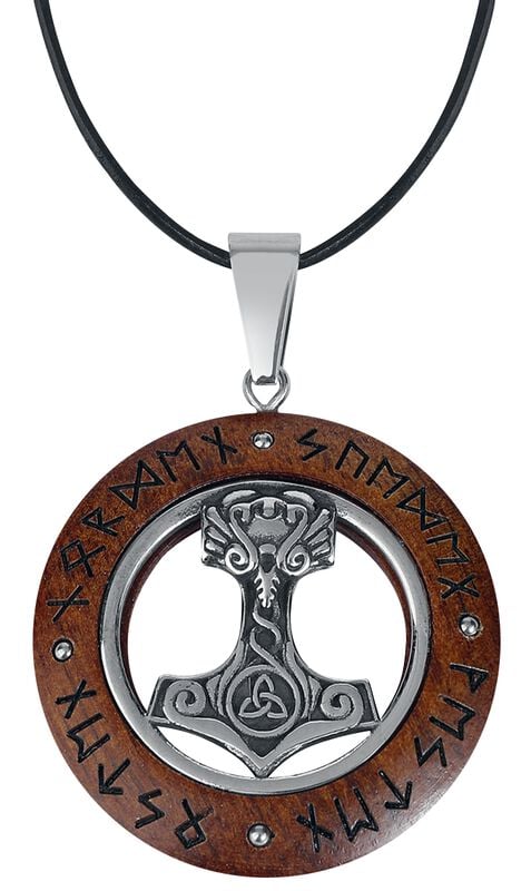 rock revival "Thor's Hammer" Necklace silver-coloured by etNox