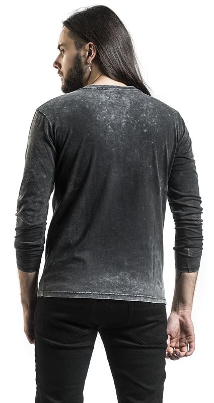 Rock Revival "Through The Glass" Long-sleeve Shirt Black By Black Premium By EMP