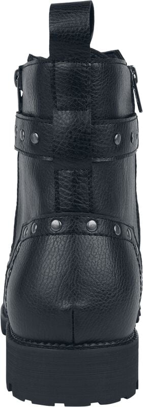 Rock Revival "Thunder Road" Biker Boot Black By Rock Rebel By EMP